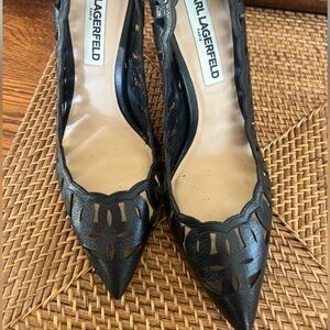 beautiful Karl Lagerfield 8.5 heels.